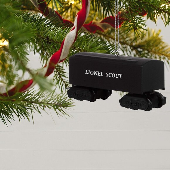 New! Lionel Scout Locomotive & Tender Hallmark Keepsake Christmas Ornaments 2019 - Picture 6 of 6